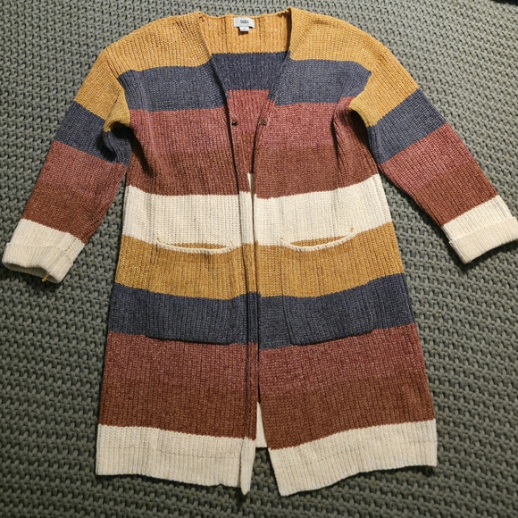 Yaira- Striped Multicolor Women's Cardigan - Picture 1 of 3
